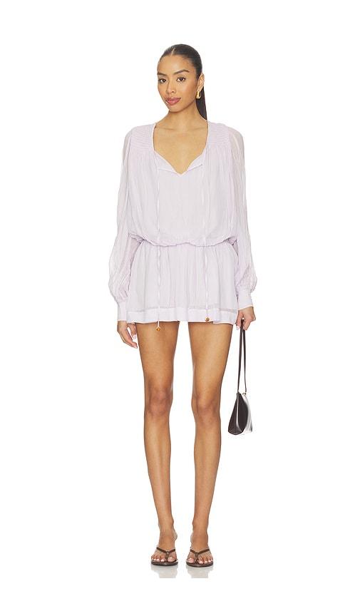 Free People Sunbeam Mini Dress in Lavender by FREE PEOPLE
