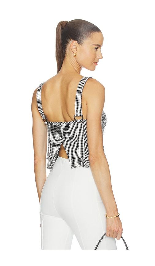 Free People Sunfaded Top in Black,White by FREE PEOPLE