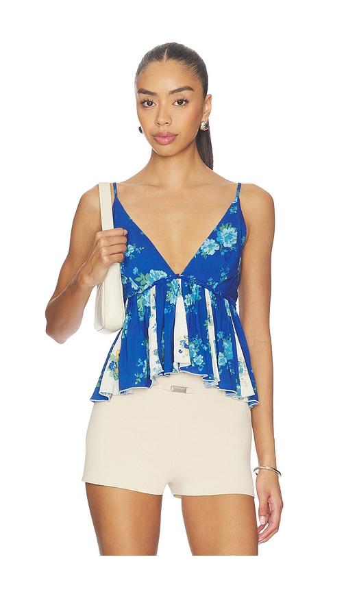 Free People Tillie Top in Blue by FREE PEOPLE