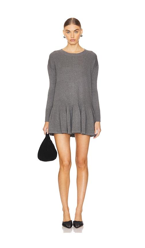 Free People Time On My Side Mini Dress in Grey by FREE PEOPLE