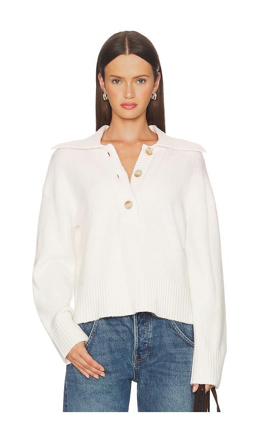 Free People Trading Up Polo in Ivory by FREE PEOPLE