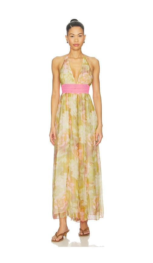 Free People Ultraviolet Haze Jumpsuit in Pink,Green by FREE PEOPLE