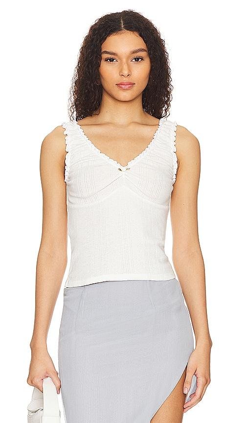 Free People X Intimately FP Amelia Cami In Ivory in Ivory by FREE PEOPLE