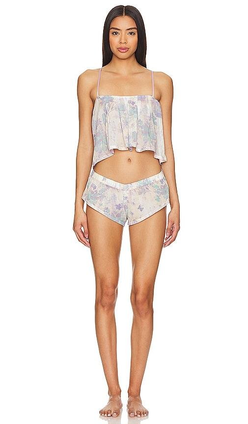 Free People X Intimately FP Forget Me Not Set in Baby Blue by FREE PEOPLE