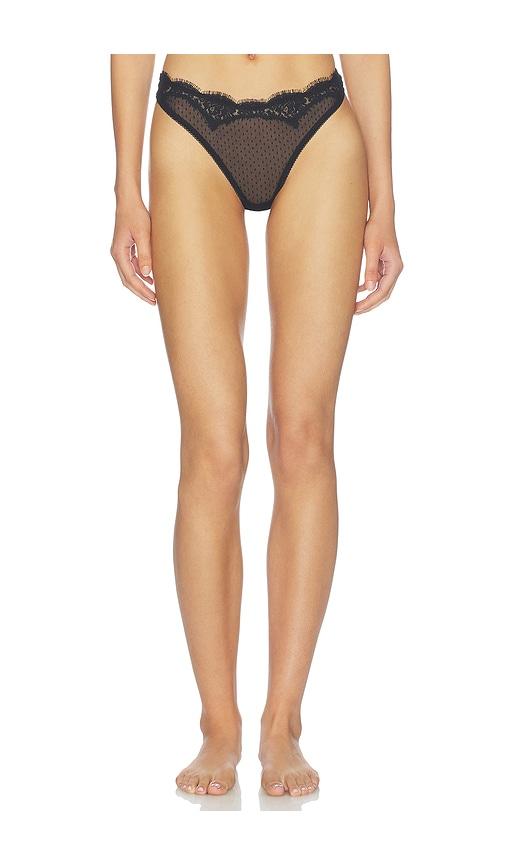 Free People X Intimately Fiona Thong in Black by FREE PEOPLE