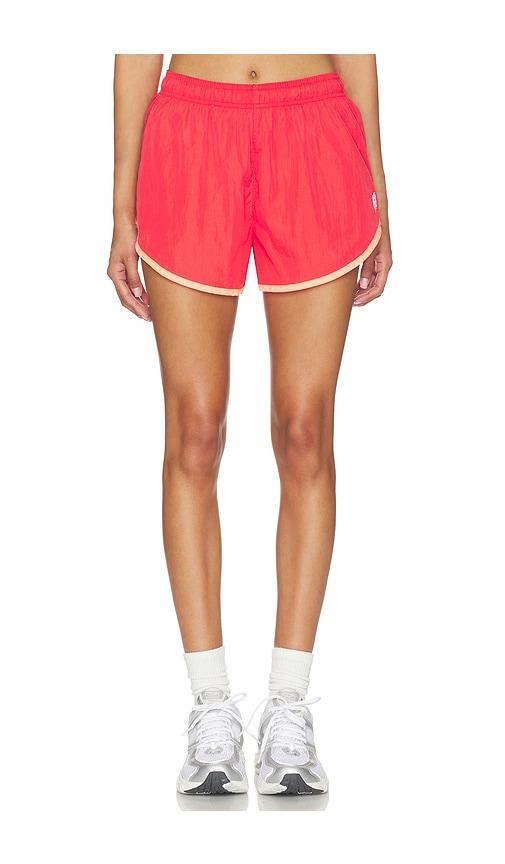 Free People x FP Movement Now Or Never Short in Red by FREE PEOPLE