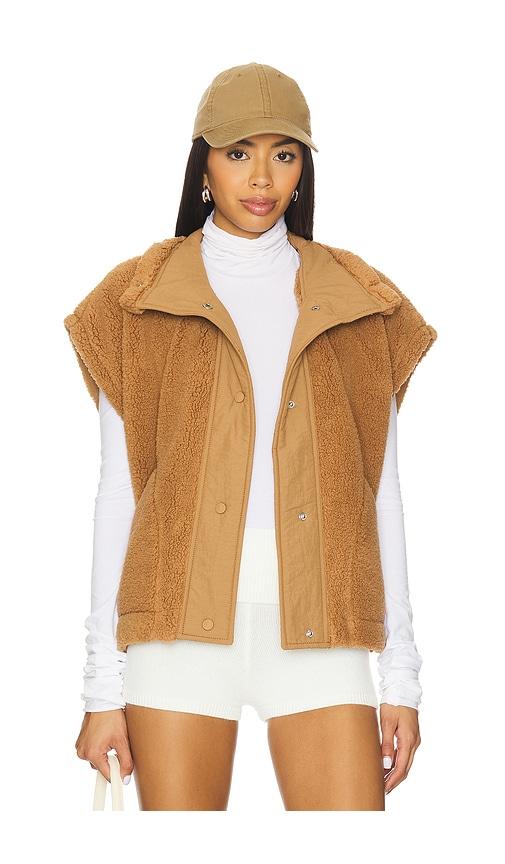 Free People x FP Movement Scout It Out Vest in Brown by FREE PEOPLE