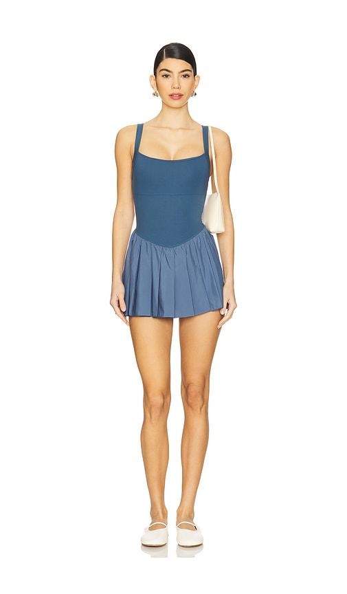 Free People x FP Movement Swing Of Things Dress in Blue by FREE PEOPLE