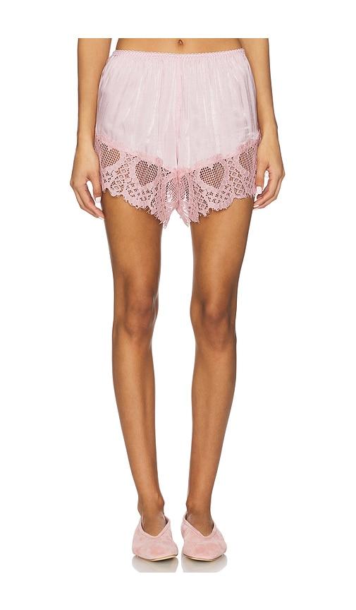 Free People x Intimately Sweet Love Boxer Short in Pink by FREE PEOPLE Free People x Intimately Sweet Love Boxer Short in Pink by FREE PEOPLE