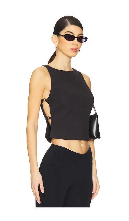 Free People x REVOLVE Eliza Top in Black by FREE PEOPLE