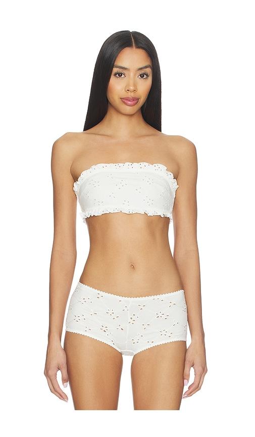 Free People x REVOLVE Full Bloom Bandeau in White by FREE PEOPLE