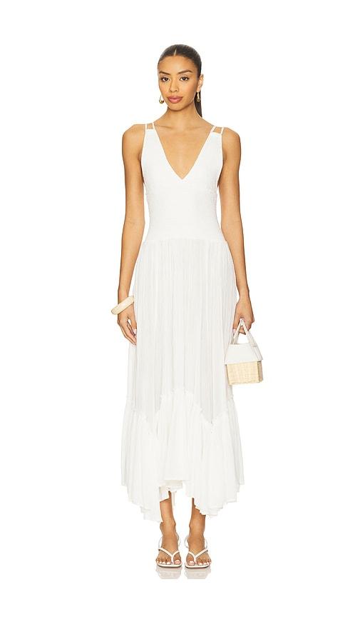 Free People x REVOLVE Fun In The Sun Maxi Dress in White by FREE PEOPLE