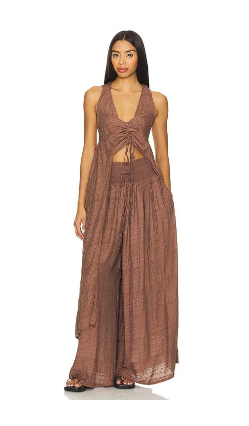 Free People x REVOLVE Rhodes Set in Brown by FREE PEOPLE