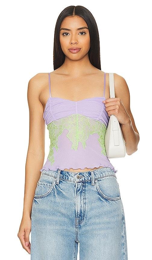 Free People x REVOLVE Sweet Nothings Cami in Lavender by FREE PEOPLE