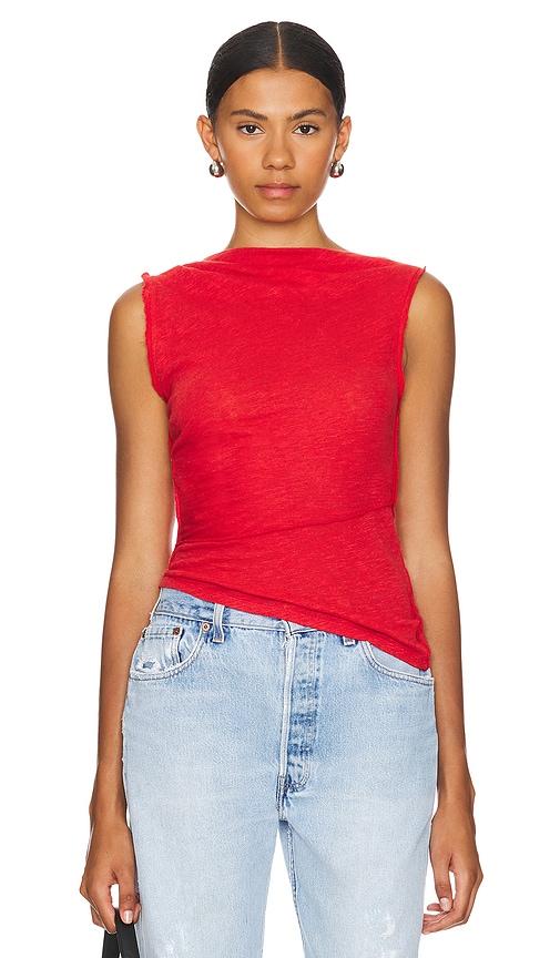 Free People x We The Free Care FP Fall For Me Tank in Red by FREE PEOPLE