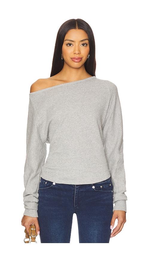Free People x We The Free Jess Long Sleeve In Heather Grey in Grey by FREE PEOPLE