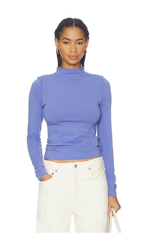 Free People x We The Free Kenzie Long Sleeve In Peri in Blue by FREE PEOPLE