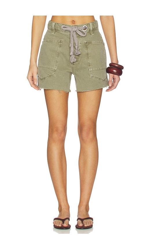 Free People x We The Free Moxie Shorts in Army in Army by FREE PEOPLE