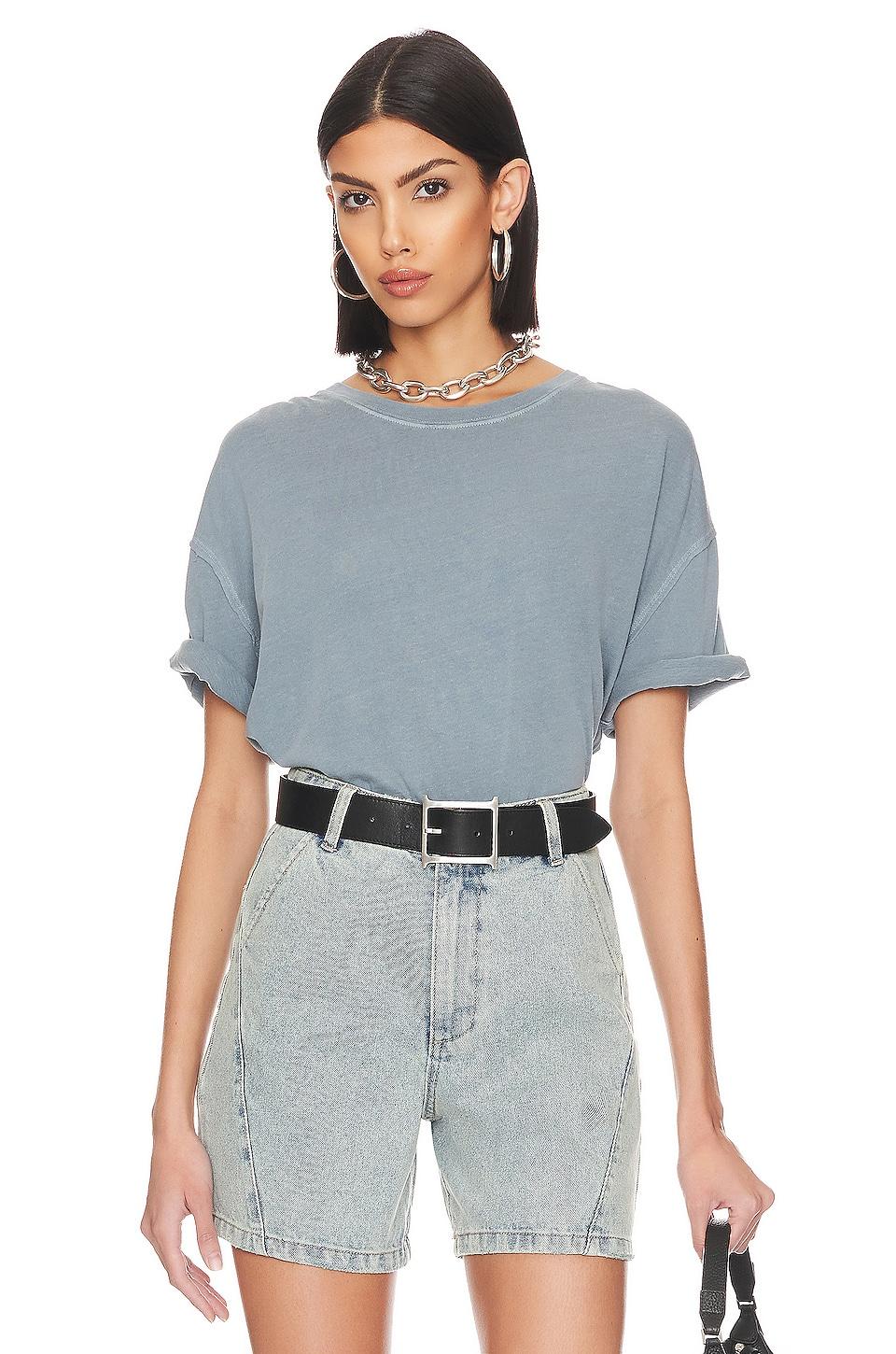 Free People x We The Free Nina Tee in Slate by FREE PEOPLE