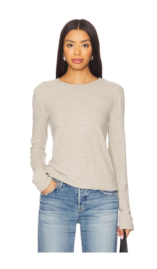 Free People x We The Free Nova Tee Long Sleeve In Caiman in Sage by FREE PEOPLE