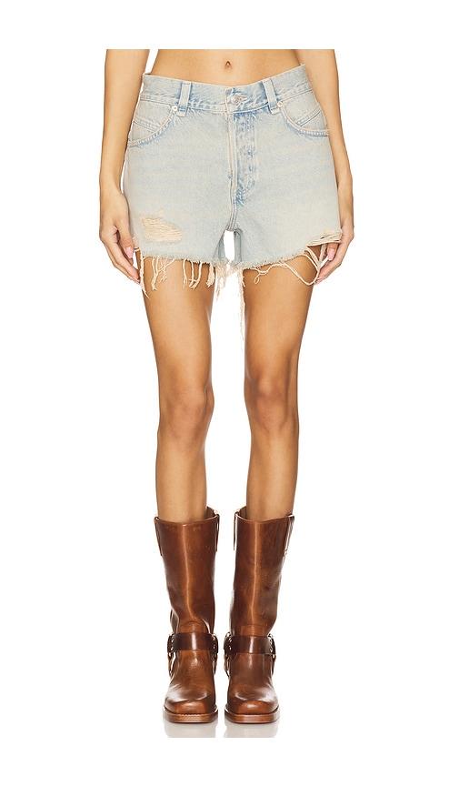 Free People x We The Free Now Or Never Denim Short in Blue by FREE PEOPLE
