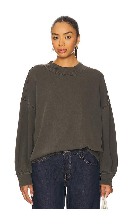 Free People x We The Free Palm Springs Turtleneck In Washed Black in Black by FREE PEOPLE