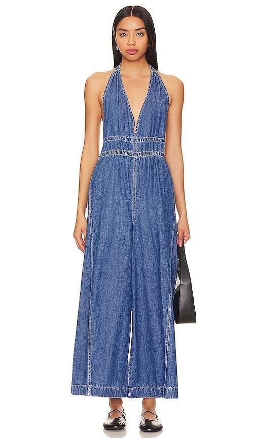 Free People x We The Free Sunrays One Piece in Blue by FREE PEOPLE