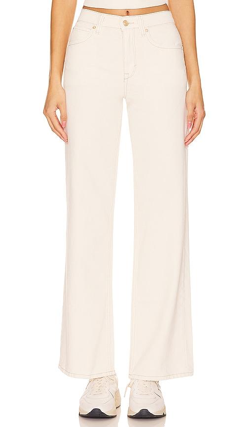 Free People x We The Free Tinsley Baggy High Rise Jeans in Ivory by FREE PEOPLE