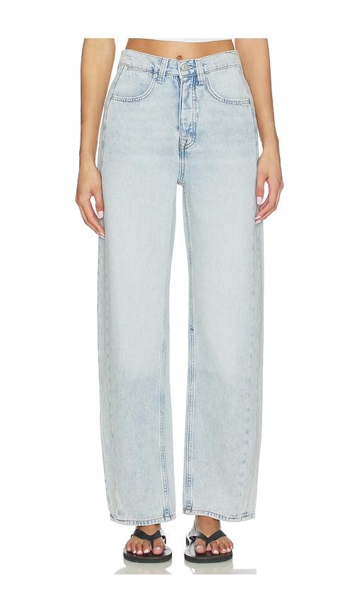 Free People x We The Free Truro Baggy Puddle Jean in Blue by FREE PEOPLE