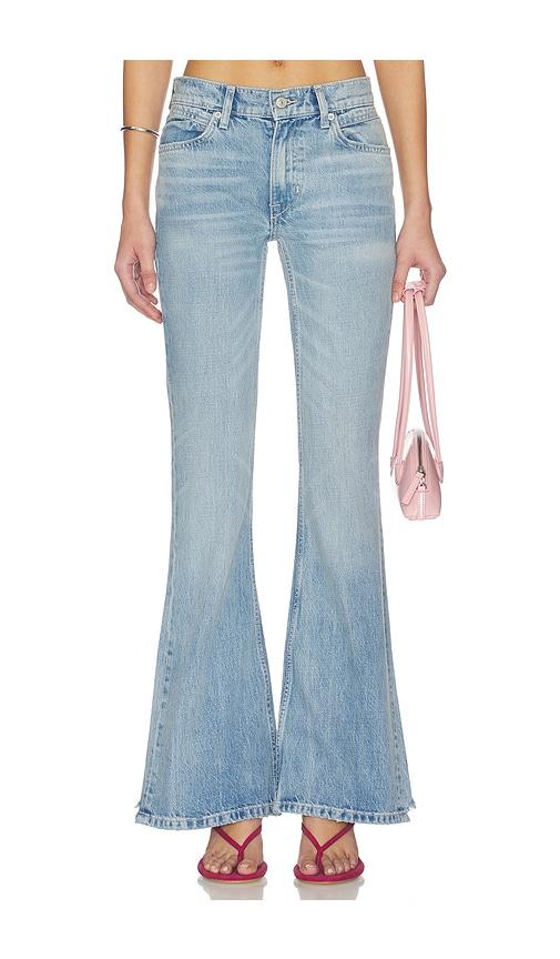 Free People x We The Free West Coast Relaxed Jean in Blue by FREE PEOPLE