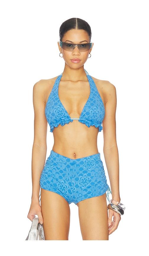 Free People x free-est Brandi Bikini Top in Blue by FREE PEOPLE