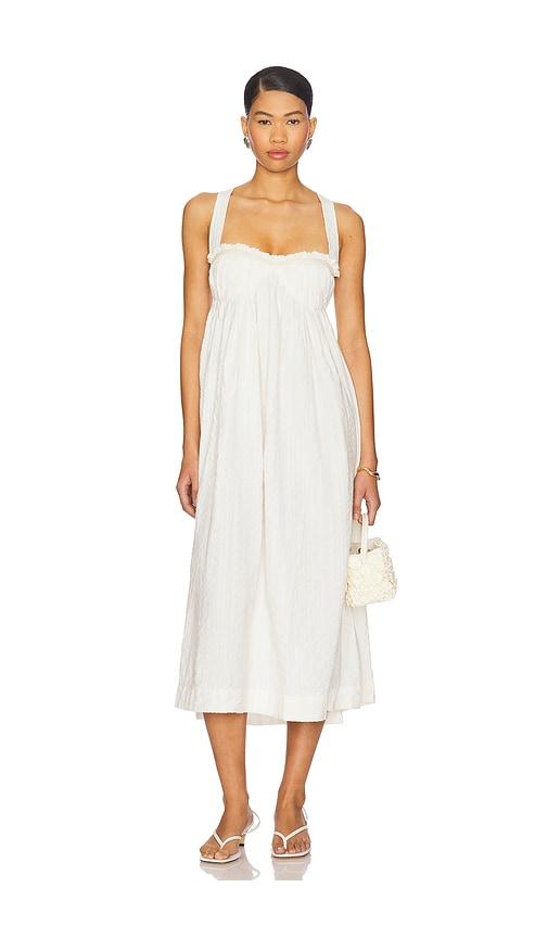 Free People x free-est Poppy Midi Dress In Coconut Milk in Ivory by FREE PEOPLE