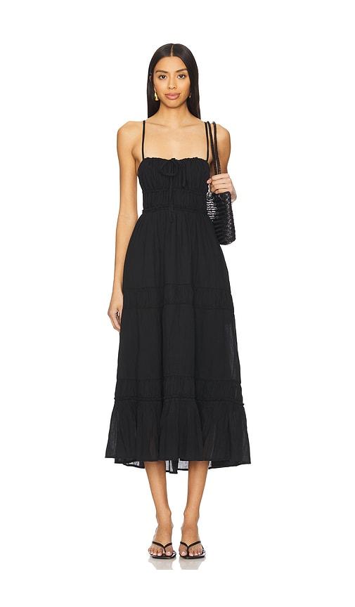 Free People x free-est Taking Sides Maxi Dress In Black in Black by FREE PEOPLE