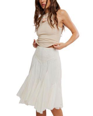 Frida Godet Midi Skirt by FREE PEOPLE