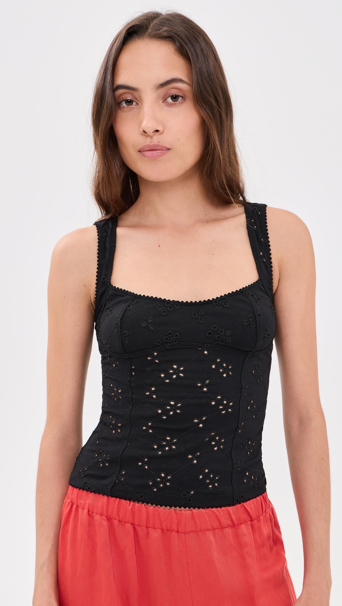 Full Bloom Eyelet Cami by FREE PEOPLE