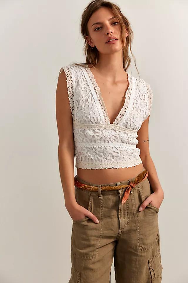 Grace Crochet Top by FREE PEOPLE
