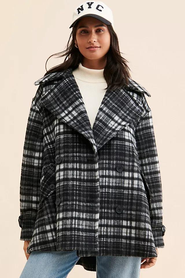 Highlands Wool Peacoat by FREE PEOPLE
