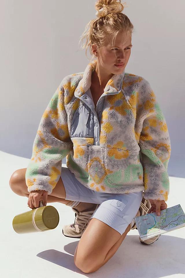 Hit The Slopes Printed Fleece Pullover by FREE PEOPLE