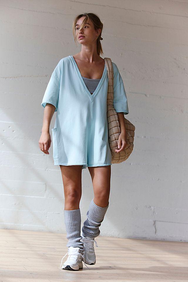 Hot Shot Tee Romper by FREE PEOPLE