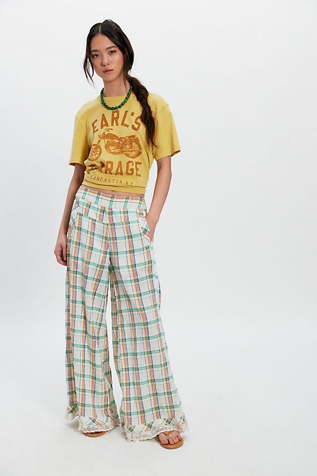 Hourglass Wide-Leg Pull-On Pants by FREE PEOPLE