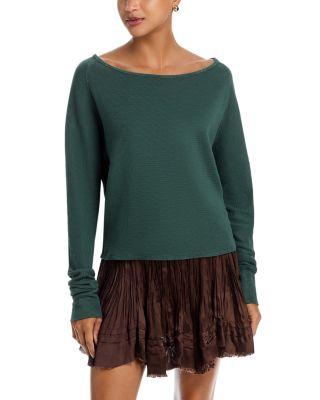 Jess Long Sleeve Sweatshirt by FREE PEOPLE