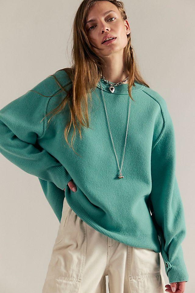 Lilly Crew Neck Sweater by FREE PEOPLE