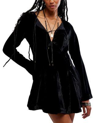 Linney Velvet Mini Dress by FREE PEOPLE