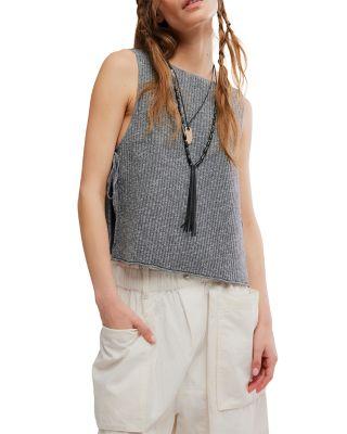 Lizzie Side Tie Sweater Top by FREE PEOPLE