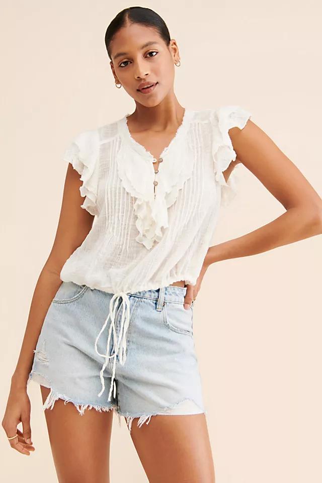 Naya Ruffle Top by FREE PEOPLE