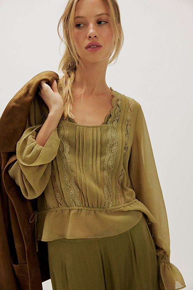 Nova Chiffon Top by FREE PEOPLE