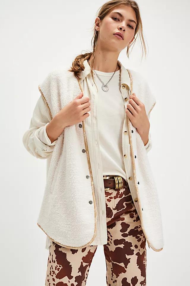 Outlaw Sherpa Vest by FREE PEOPLE