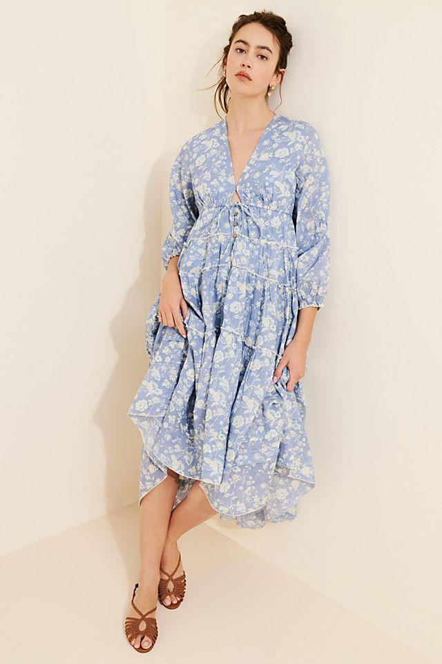 Pappiet Midi Dress Secondhand by FREE PEOPLE