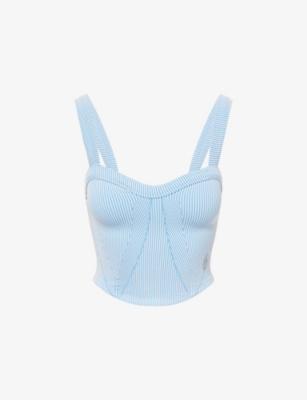 Perfectly Plaited Cami Stretch-Woven Top by FREE PEOPLE