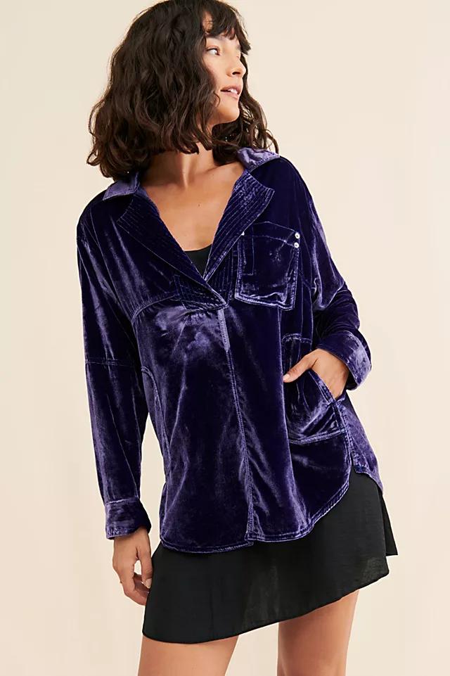 Peyton Velvet Pullover by FREE PEOPLE